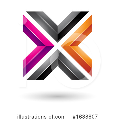 Royalty-Free (RF) Letter X Clipart Illustration by cidepix - Stock Sample #1638807
