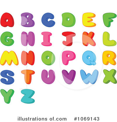 Royalty-Free (RF) Letters Clipart Illustration by Pushkin - Stock Sample #1069143