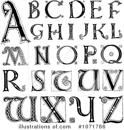 Alphabet Clipart #1071766 by BestVector