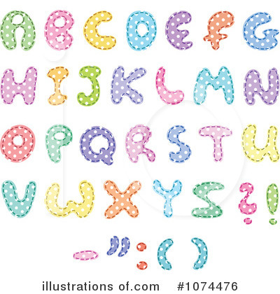 Royalty-Free (RF) Letters Clipart Illustration by yayayoyo - Stock Sample #1074476