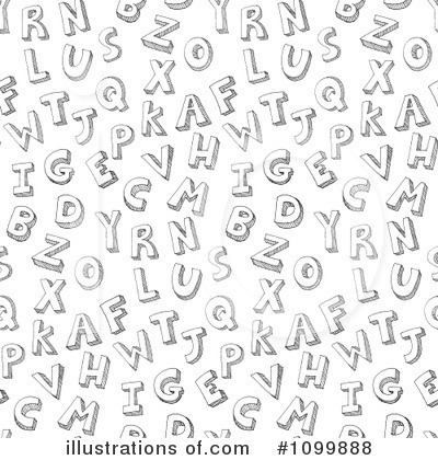 Royalty-Free (RF) Letters Clipart Illustration by yayayoyo - Stock Sample #1099888