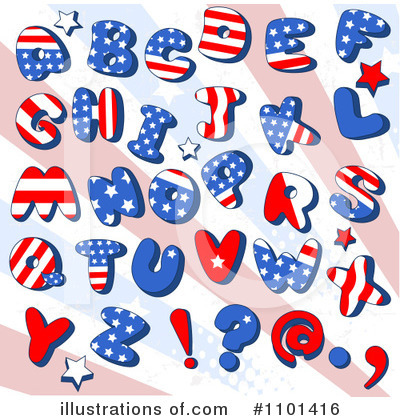 Royalty-Free (RF) Letters Clipart Illustration by Pushkin - Stock Sample #1101416