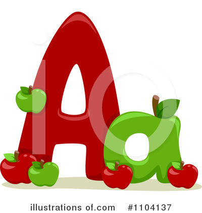 Royalty-Free (RF) Letters Clipart Illustration by BNP Design Studio - Stock Sample #1104137