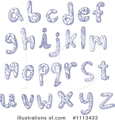 Royalty-Free (RF) Letters Clipart Illustration by yayayoyo - Stock Sample #1113433