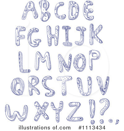Alphabet Clipart #1113434 by yayayoyo