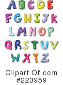 Letters Clipart #223959 by yayayoyo