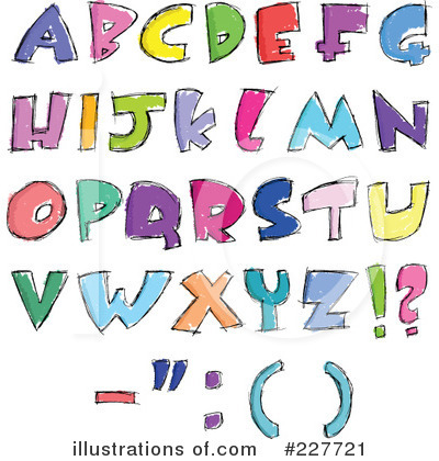 Royalty-Free (RF) Letters Clipart Illustration by yayayoyo - Stock Sample #227721