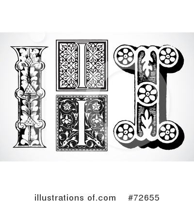 Royalty-Free (RF) Letters Clipart Illustration by BestVector - Stock Sample #72655