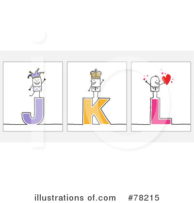 Royalty-Free (RF) Letters Clipart Illustration by NL shop - Stock Sample #78215