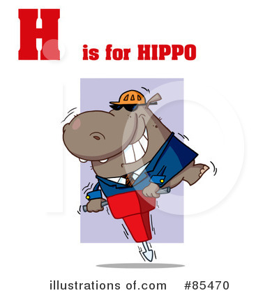 Hippo Clipart #85470 by Hit Toon