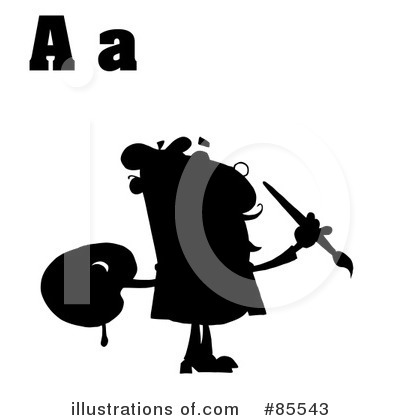 Royalty-Free (RF) Letters Clipart Illustration by Hit Toon - Stock Sample #85543