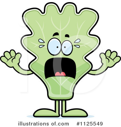 Kale Mascot Clipart #1125549 by Cory Thoman
