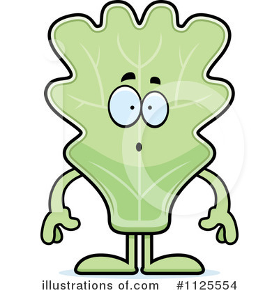 Kale Mascot Clipart #1125554 by Cory Thoman