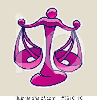 Royalty-Free (RF) Libra Clipart Illustration by cidepix - Stock Sample #1610110
