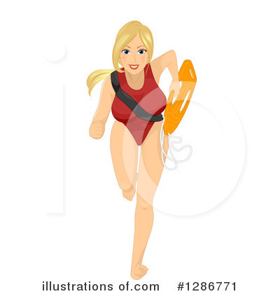Royalty-Free (RF) Lifeguard Clipart Illustration by BNP Design Studio - Stock Sample #1286771
