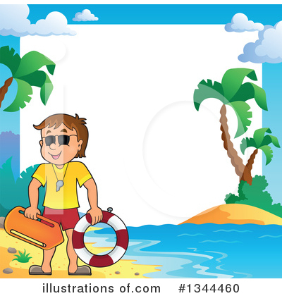 Tropical Beach Clipart #1344460 by visekart