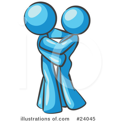 Royalty-Free (RF) Light Blue Collection Clipart Illustration by Leo Blanchette - Stock Sample #24045