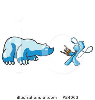 Royalty-Free (RF) Light Blue Collection Clipart Illustration by Leo Blanchette - Stock Sample #24063