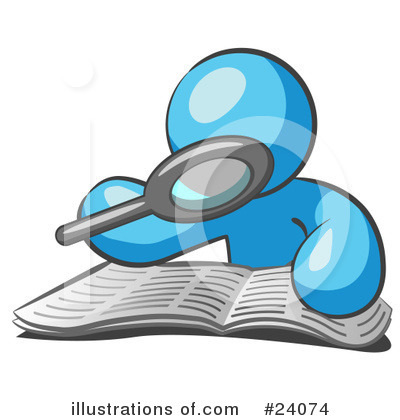 Royalty-Free (RF) Light Blue Collection Clipart Illustration by Leo Blanchette - Stock Sample #24074