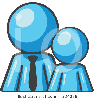 Light Blue Collection Clipart #24099 by Leo Blanchette