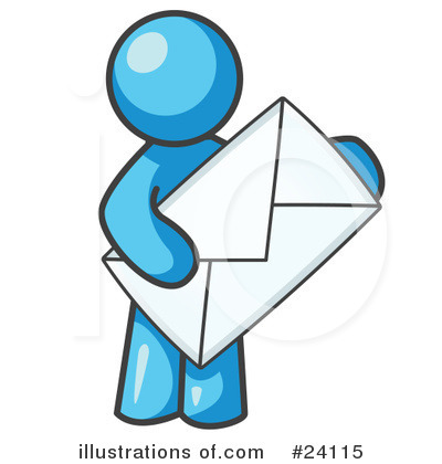 Envelope Clipart #24115 by Leo Blanchette