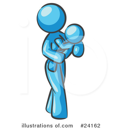 Royalty-Free (RF) Light Blue Collection Clipart Illustration by Leo Blanchette - Stock Sample #24162
