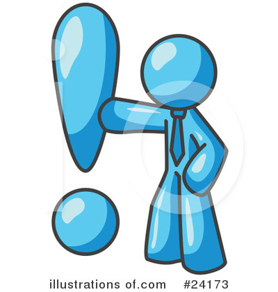 Royalty-Free (RF) Light Blue Collection Clipart Illustration by Leo Blanchette - Stock Sample #24173