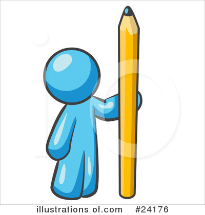 Writing Clipart #24176 by Leo Blanchette