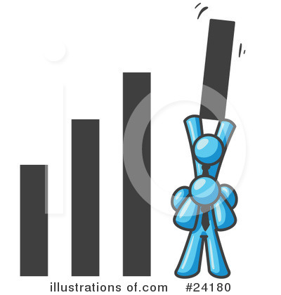 Royalty-Free (RF) Light Blue Collection Clipart Illustration by Leo Blanchette - Stock Sample #24180