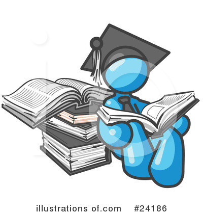 Books Clipart #24186 by Leo Blanchette
