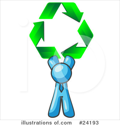 Recycle Clipart #24193 by Leo Blanchette