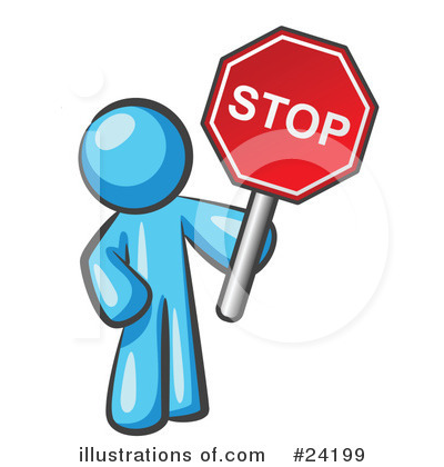Stop Sign Clipart #24199 by Leo Blanchette