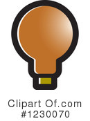 Light Bulb Clipart #1230070 by Lal Perera