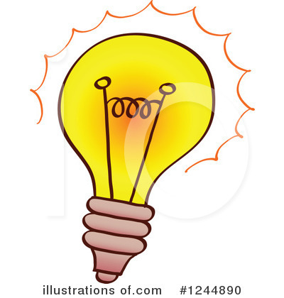 Light Bulb Clipart #1244890 by Zooco