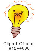 Light Bulb Clipart #1244890 by Zooco
