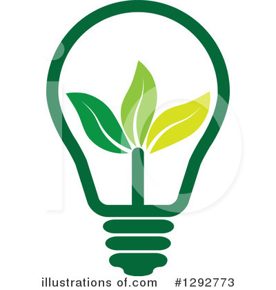 Royalty-Free (RF) Light Bulb Clipart Illustration by ColorMagic - Stock Sample #1292773