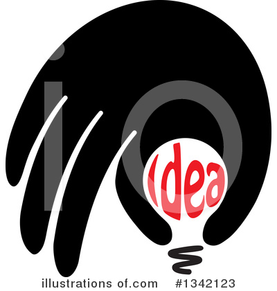 Royalty-Free (RF) Light Bulb Clipart Illustration by ColorMagic - Stock Sample #1342123