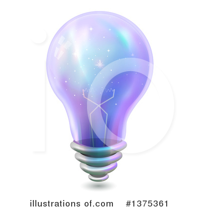 Light Bulb Clipart #1375361 by BNP Design Studio