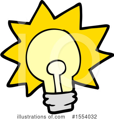 Royalty-Free (RF) Light Bulb Clipart Illustration by lineartestpilot - Stock Sample #1554032