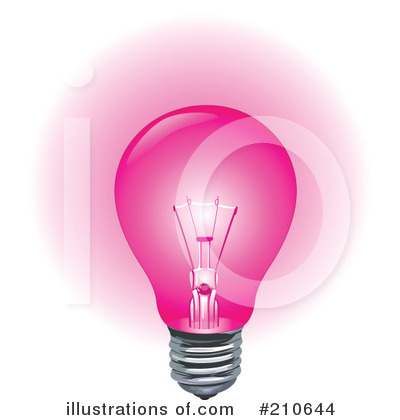 Royalty-Free (RF) Light Bulb Clipart Illustration by yayayoyo - Stock Sample #210644