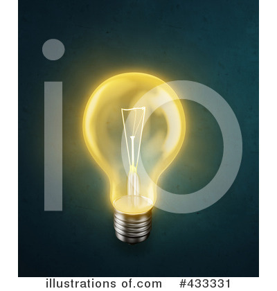 Royalty-Free (RF) Light Bulb Clipart Illustration by Mopic - Stock Sample #433331