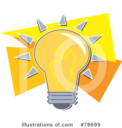 Royalty-Free (RF) Light Bulb Clipart Illustration by Prawny - Stock Sample #78699