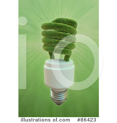 Royalty-Free (RF) Light Bulb Clipart Illustration by Mopic - Stock Sample #86423