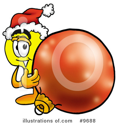 Royalty-Free (RF) Light Bulb Clipart Illustration by Mascot Junction - Stock Sample #9688
