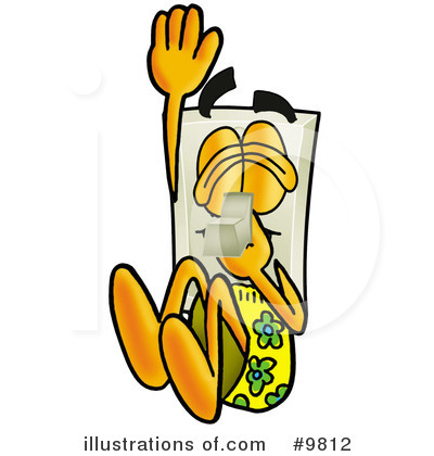 Royalty-Free (RF) Light Switch Clipart Illustration by Mascot Junction - Stock Sample #9812
