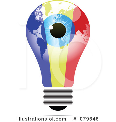 Royalty-Free (RF) Lightbulb Clipart Illustration by Andrei Marincas - Stock Sample #1079646
