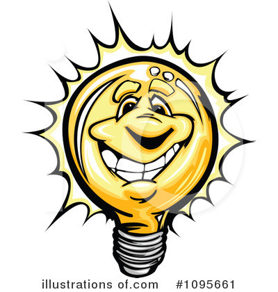 Lightbulb Clipart #1095661 by Chromaco