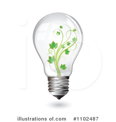 Royalty-Free (RF) Lightbulb Clipart Illustration by merlinul - Stock Sample #1102487