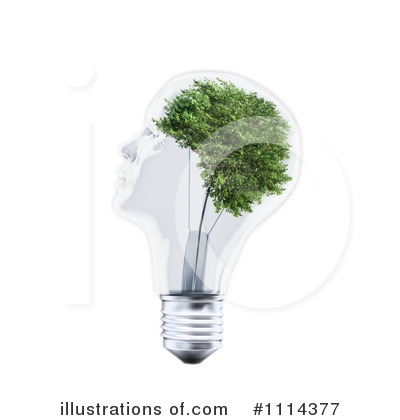 Royalty-Free (RF) Lightbulb Clipart Illustration by Mopic - Stock Sample #1114377