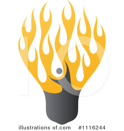 Royalty-Free (RF) Lightbulb Clipart Illustration by elena - Stock Sample #1116244